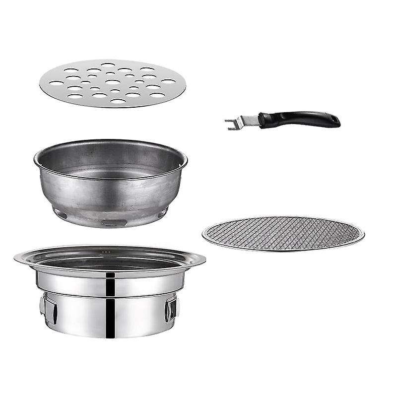 Barbecue Indoor Smokeless Stove, Desktop Grill, Indoor Grill, Outdoor Camping Portable Charcoal Gril