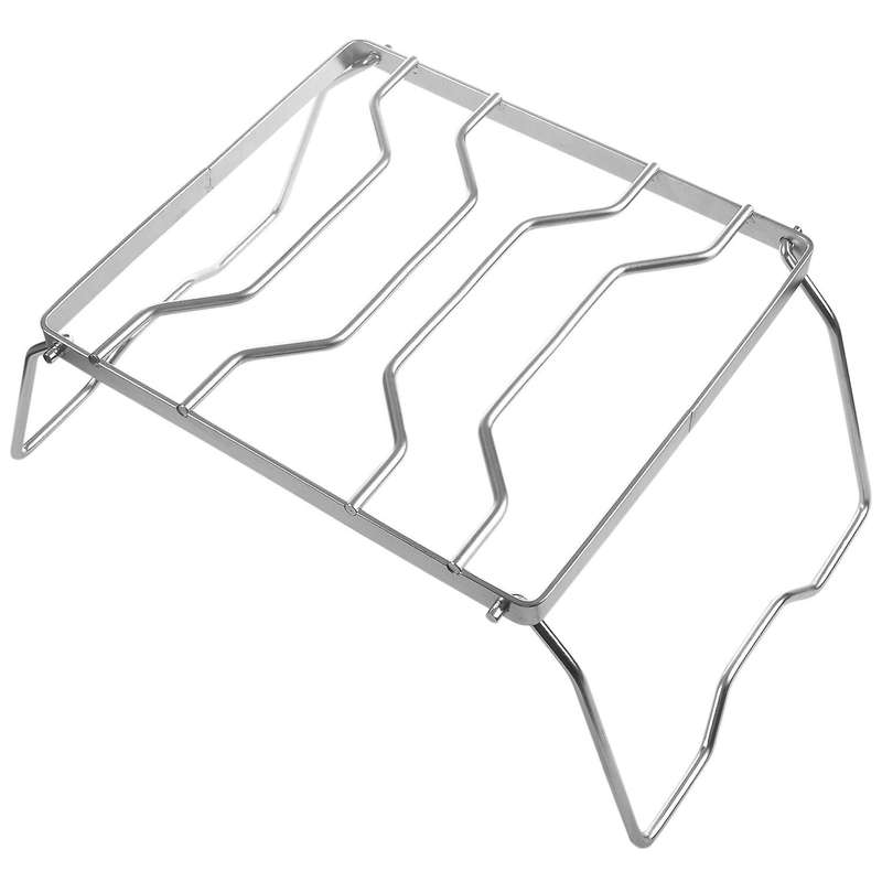 Barbecue Picnic Stainless Steel Portable Pot Holder Bracket Travel Outdoor Practical Camping Grill P