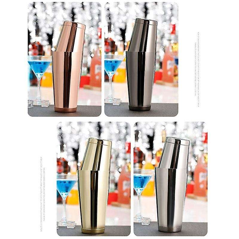 Bartender Kit 10-Piece Cocktail Shaker Set of Stainless Steel for Mixed Drinks Martini Bar Tools-C