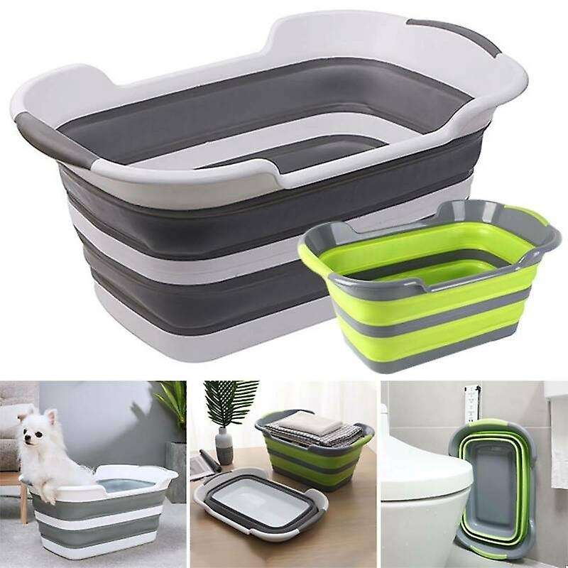 Basin Containers for Clothes Laundry Basket Dirty Baby Toy Plastic Storage Bags Box Folding Laundry