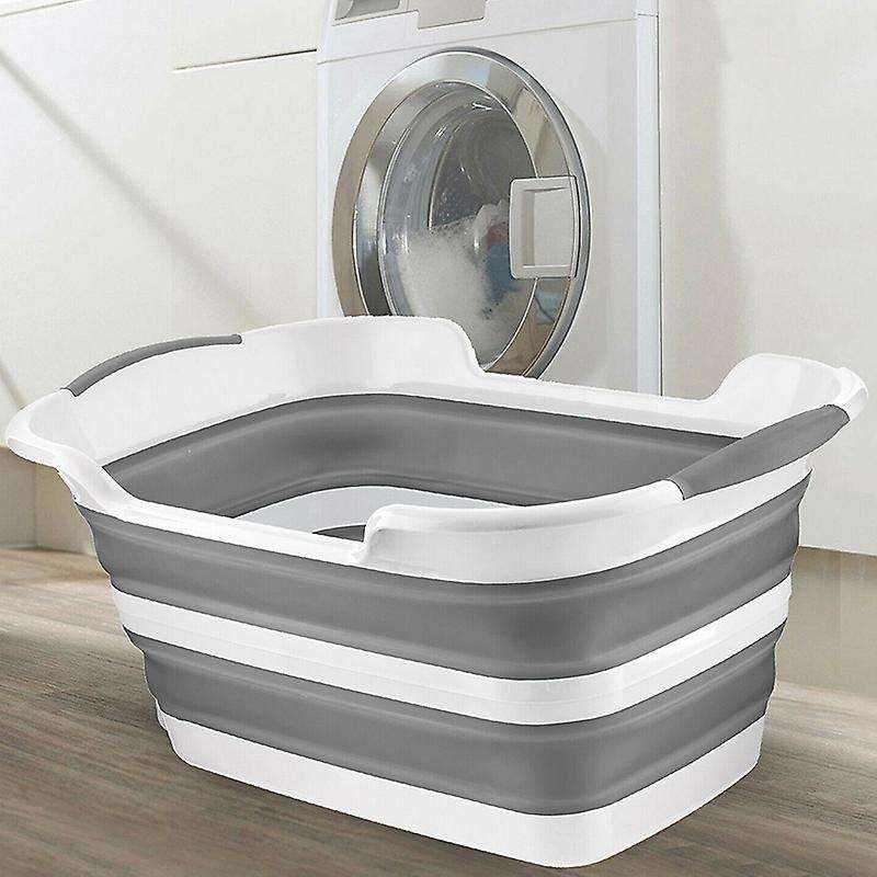 Basin Containers for Clothes Laundry Basket Dirty Baby Toy Plastic Storage Bags Box Folding Laundry
