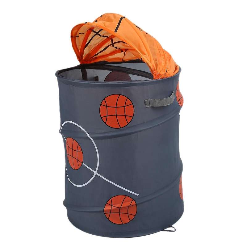 Basketball Modeling Collapsible Laundry Basket Storage Barrels Storage Barrel Polyester Cloth Toy S