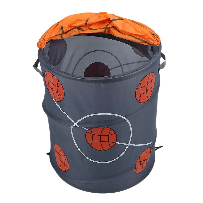 Basketball Modeling Collapsible Laundry Basket Storage Barrels Storage Barrel Polyester Cloth Toy S