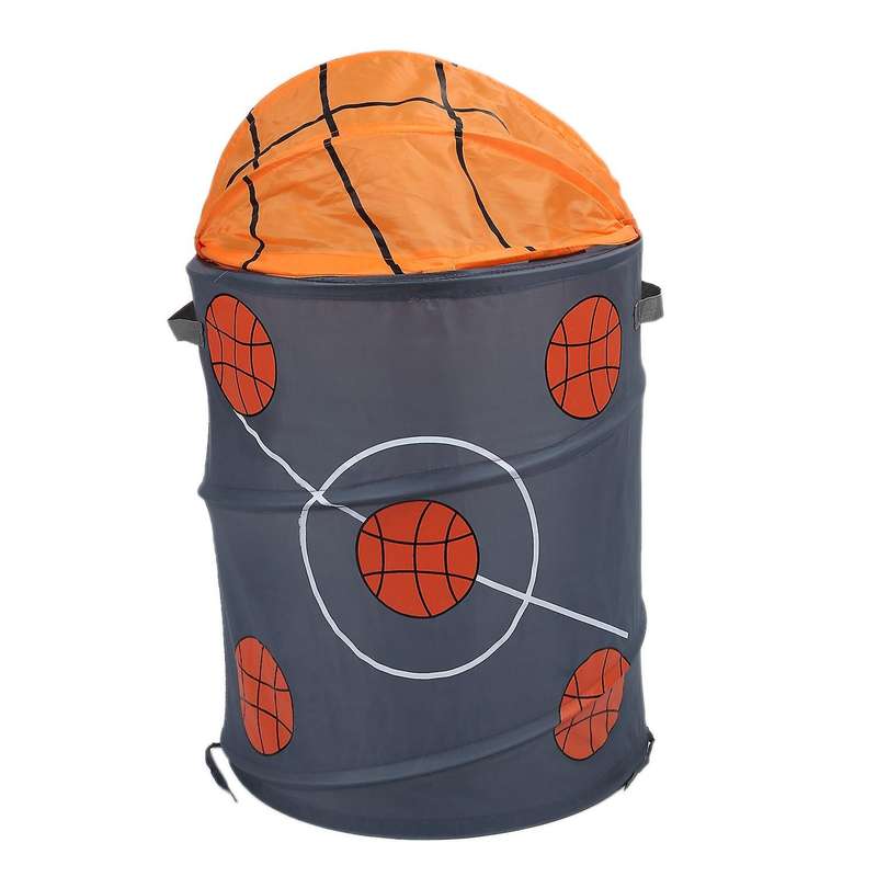Basketball Modeling Collapsible Laundry Basket Storage Barrels Storage Barrel Polyester Cloth Toy S