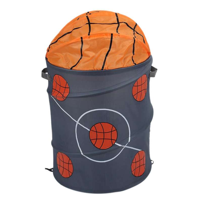 Basketball Modeling Collapsible Laundry Basket Storage Barrels Storage Barrel Polyester Cloth Toy S