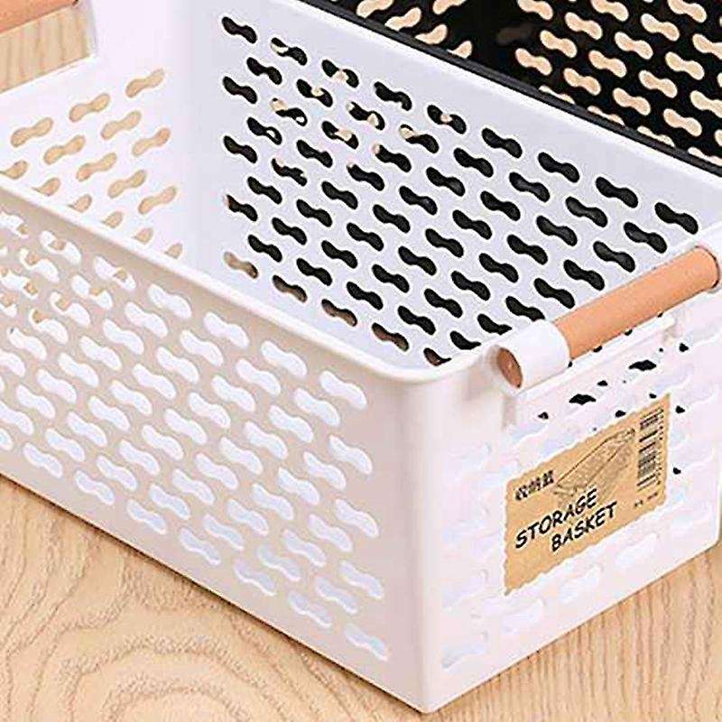 Basket Plastic Multi-functional Vegetable Fruit Racks Storage Basket for Organizers Storage Box, B