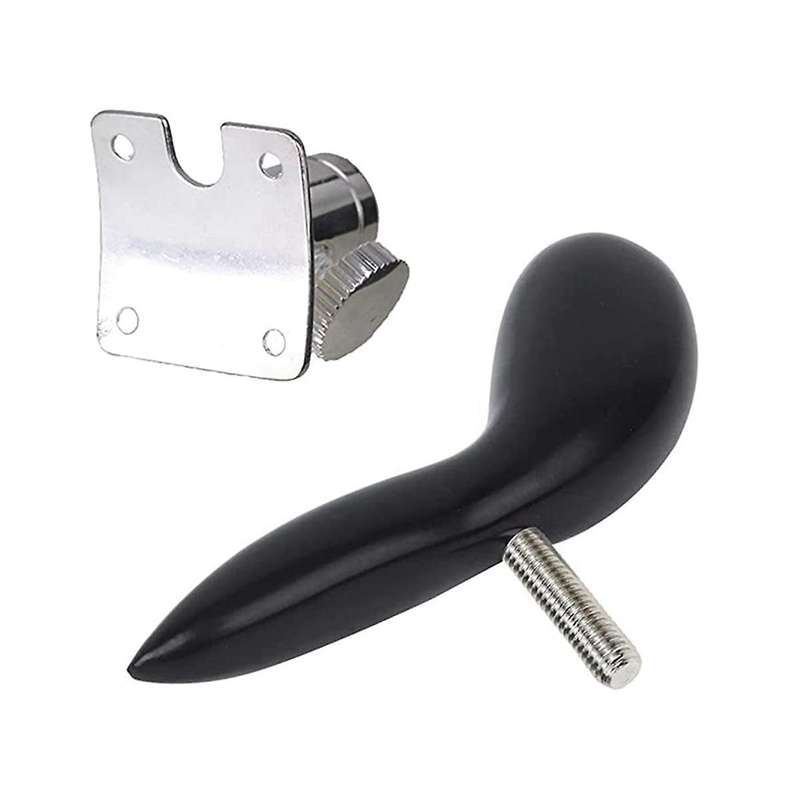 Bassoon Hand Saddle Rest Holder Thumb Rest with Fixing 4 Screws and Base Instruments Accessories