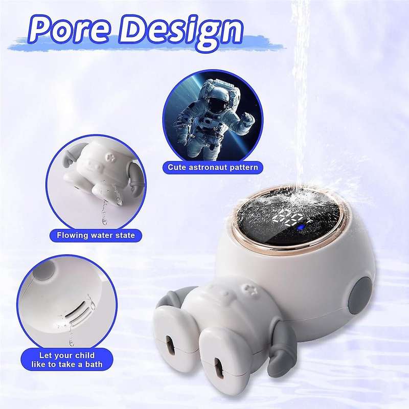Bath Thermometer, 2 in 1 Infant Bathtub Thermometer with Touch LED Display, Digital Water Thermomete