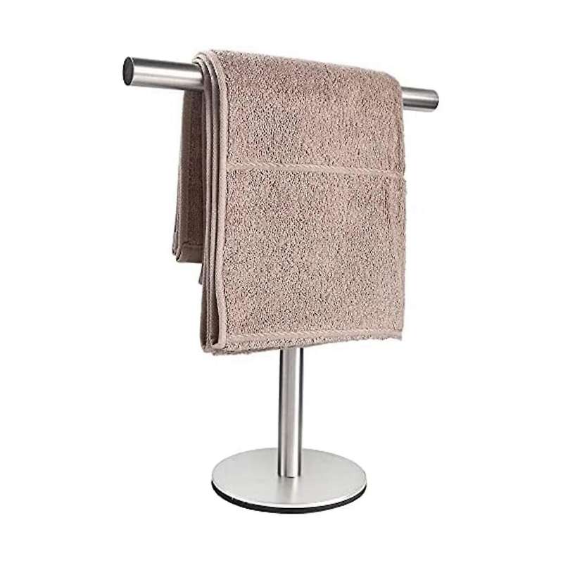 Bathroom Hand Towel Holder Stand, Shape Hand Towel Holder Stand 304 Stainless Steel for Bathroom Ki
