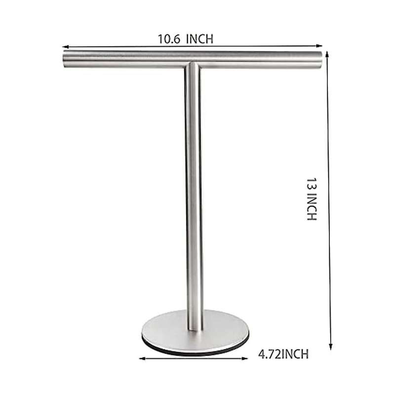 Bathroom Hand Towel Holder Stand, Shape Hand Towel Holder Stand 304 Stainless Steel for Bathroom Ki
