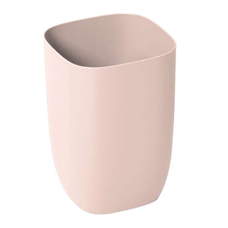 Bathroom Trash Bin Small Office Can Plastic Waste Paper Rubbish Bin Modern Bin for Bathroom Bedroom