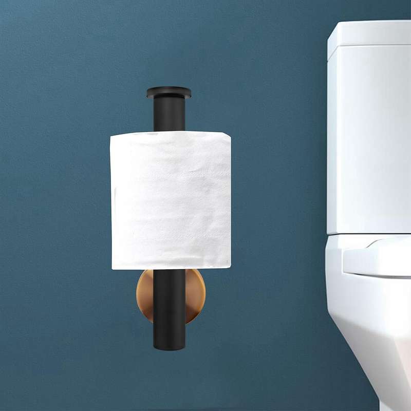 Bathroom Toilet Paper Holder, Stainless Steel Rustproof Toilet Roll Holder for Bathroom, Kitchen, W