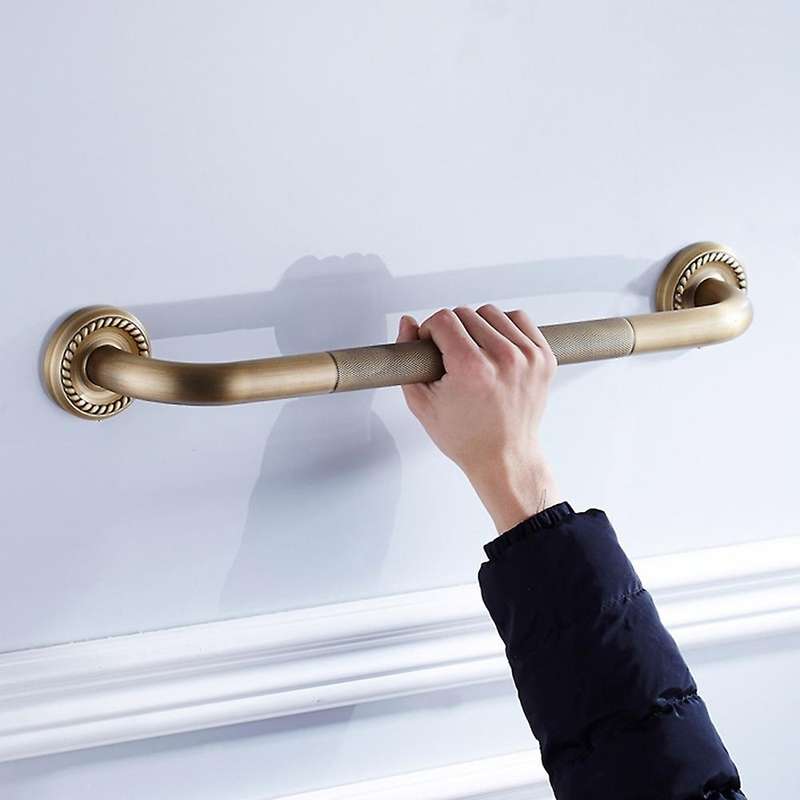 Bathtub Grab Bar Antique Brass Grab Bar Grab Rail Armrest Handle Toilet Elderly Handrail Wall Mount
