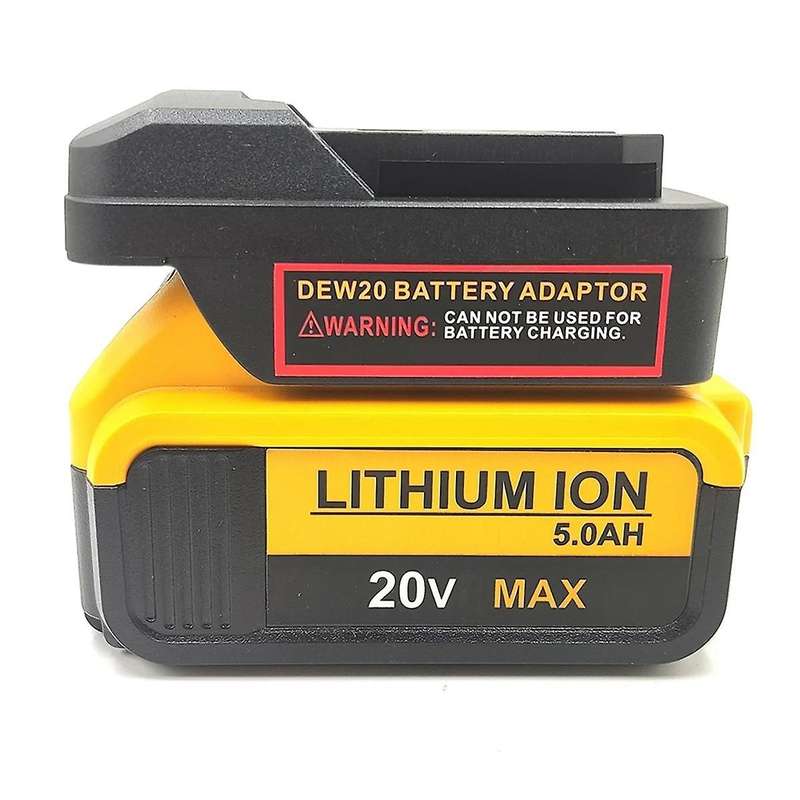 Battery Adapter Converter for 18/20V Lithium-Ion Battery Convert to for 20V Lithium Battery Power To