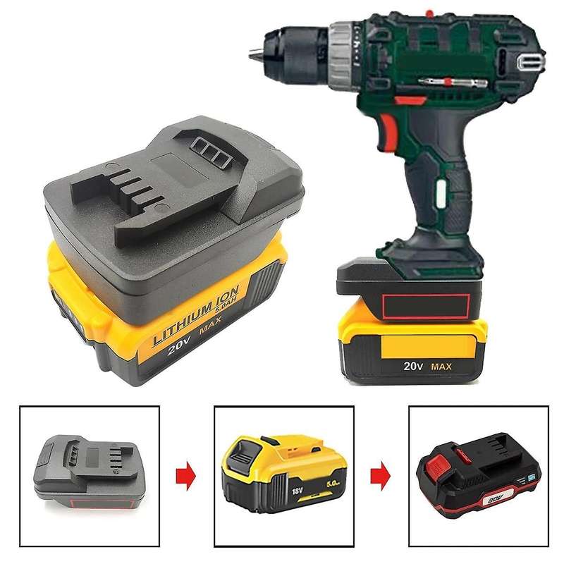 Battery Adapter Converter for 18/20V Lithium-Ion Battery Convert to for 20V Lithium Battery Power To