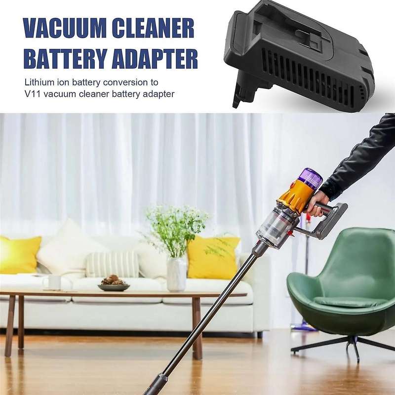 Battery Adapter for 18V Li-Ion Battery Convert to for Vacuum Cleaner MIL18V11
