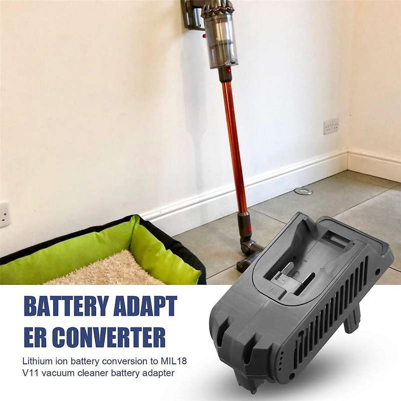 Battery Adapter for 18V Li-Ion Battery Convert to for Vacuum Cleaner MIL18V11