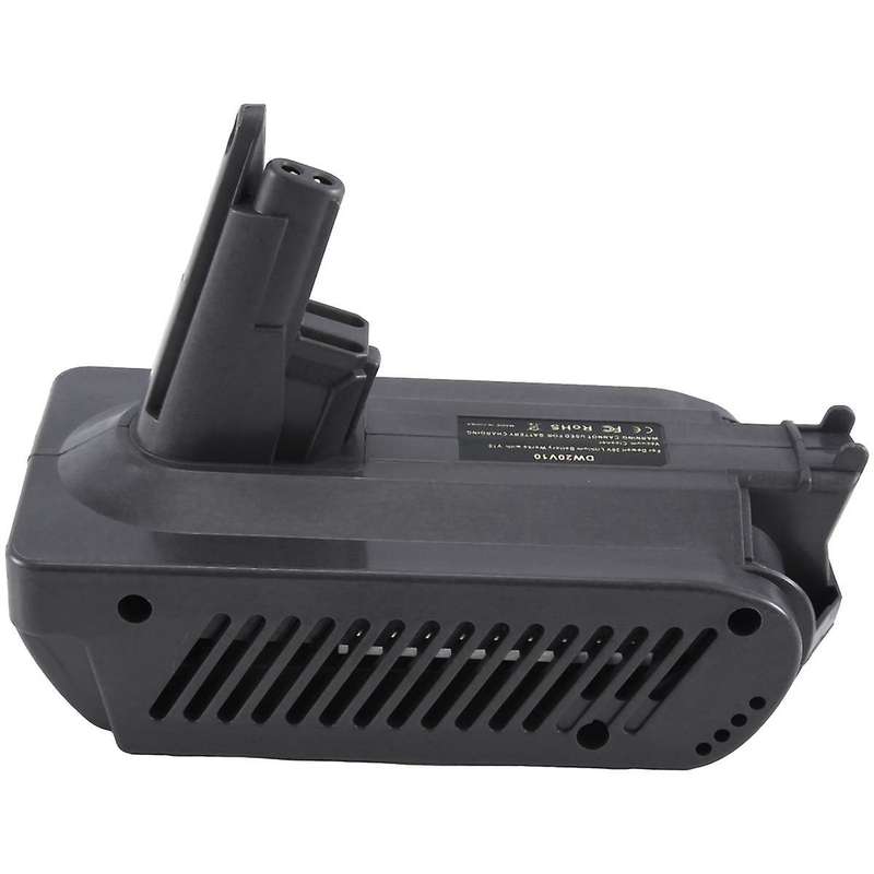 Battery Adapter for 20v Li-ion Battery Convert to for V10 Vacuum Cleaner Dw20v10