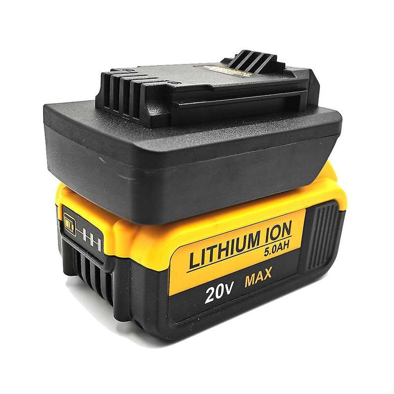 Battery Adapter for Dewalt 18v/20v Lithium Battery Converted to Black&decker Porter Cable Stanley 1