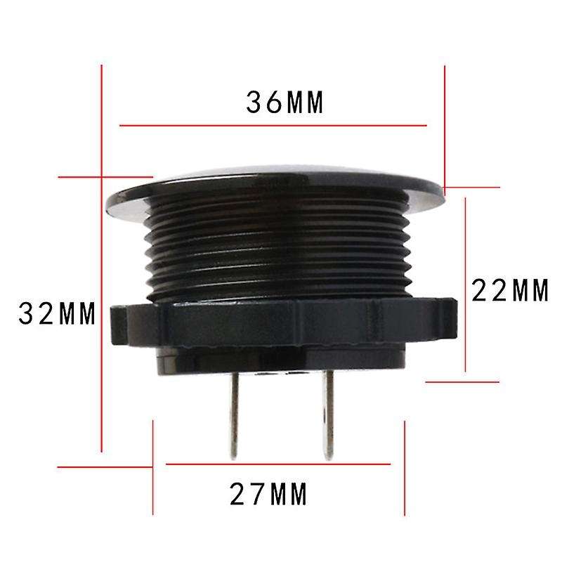 Battery Capacity Display Voltmeter LED Digital Voltage Meter with Touch-ON OFF Switch Car Motorcycle