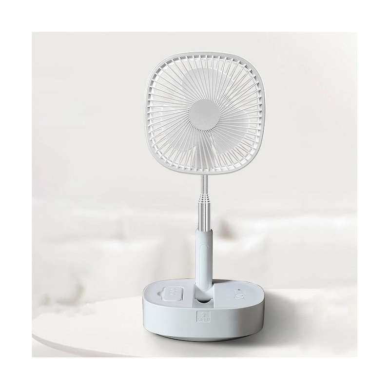 Battery Operated Desk Fan 7200MAh Portable Oscillating Fan Telescopic Floor Fan Remote Control Fan