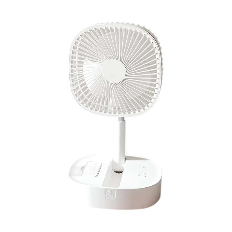 Battery Operated Desk Fan 7200MAh Portable Oscillating Fan Telescopic Floor Fan Remote Control Fan