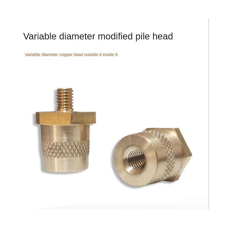 Battery Pole Adapter 1 Pair, M6 Battery Pole Battery Pole Terminals, Battery Pole Clamp for Lithium