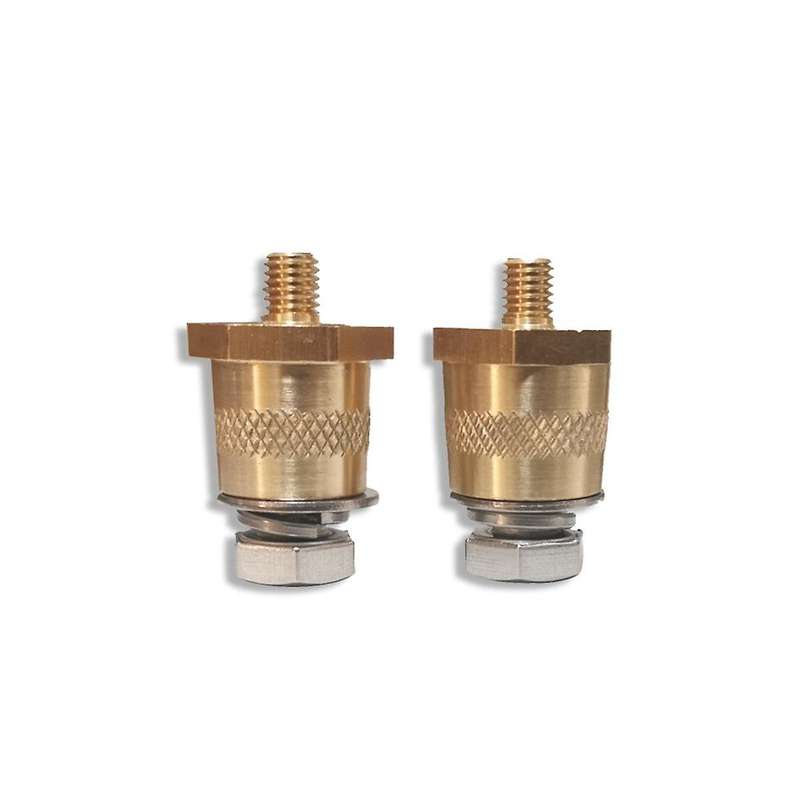 Battery Pole Adapter 1 Pair, M6 Battery Pole Battery Pole Terminals, Battery Pole Clamp for Lithium