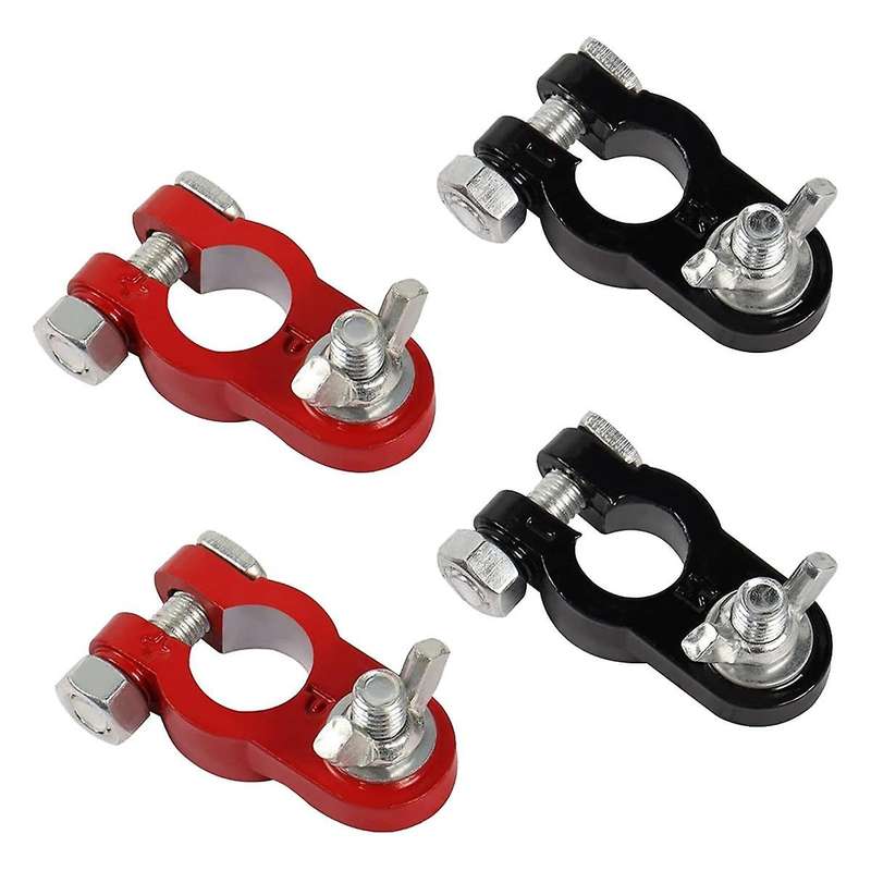 Battery Terminal Cable 10awg Auto Battery Lead Aluminum Alloy Connector Clamp for Automotive Marine