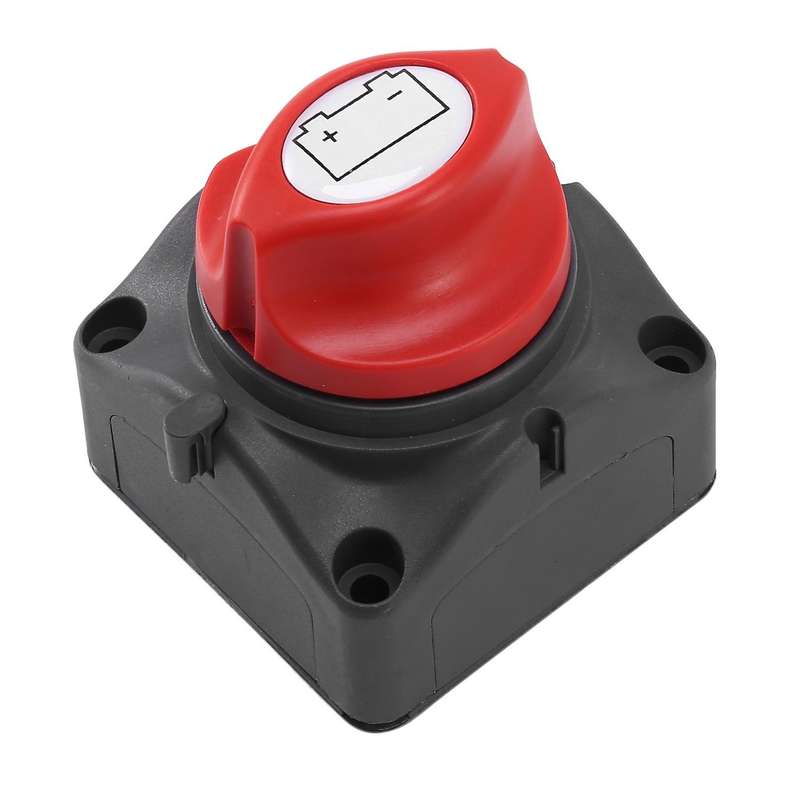 Battery Switch Heavy Duty Battery Power Cut Master Switch Disconnect Isolator for Car Vehicle RV and