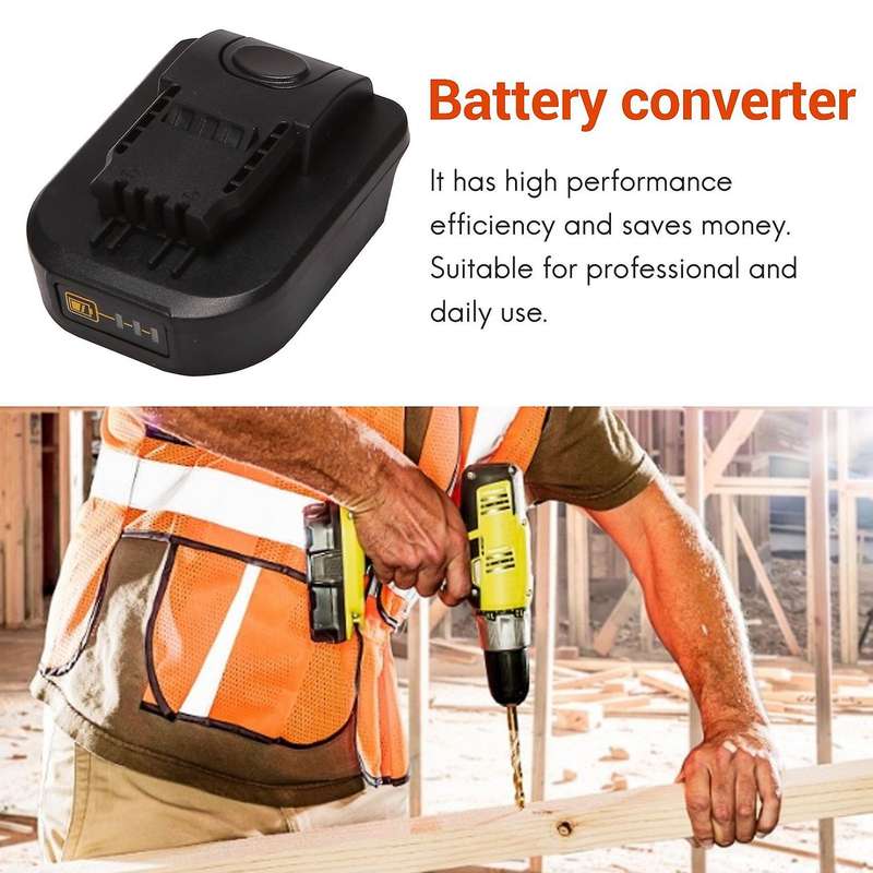 Battery Tool Adapter Converter for 18v Lithium Battery to 20v 4-pin