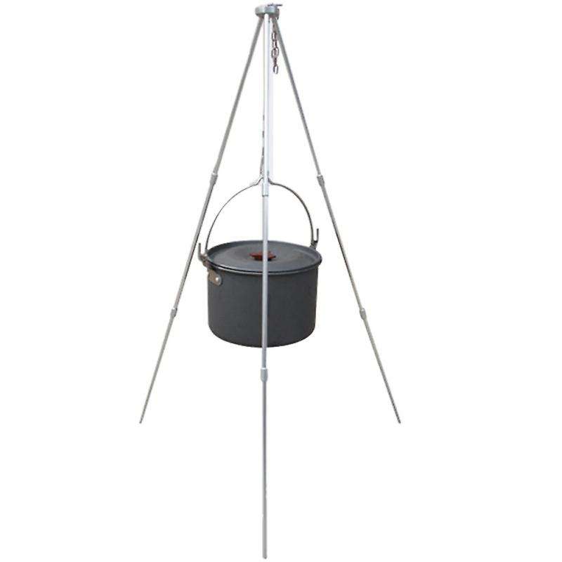 Bbq Cooking Outdoor Camping Equipment Triangular Bracket Picnictripod Pot Hanging Camping Stove Gril