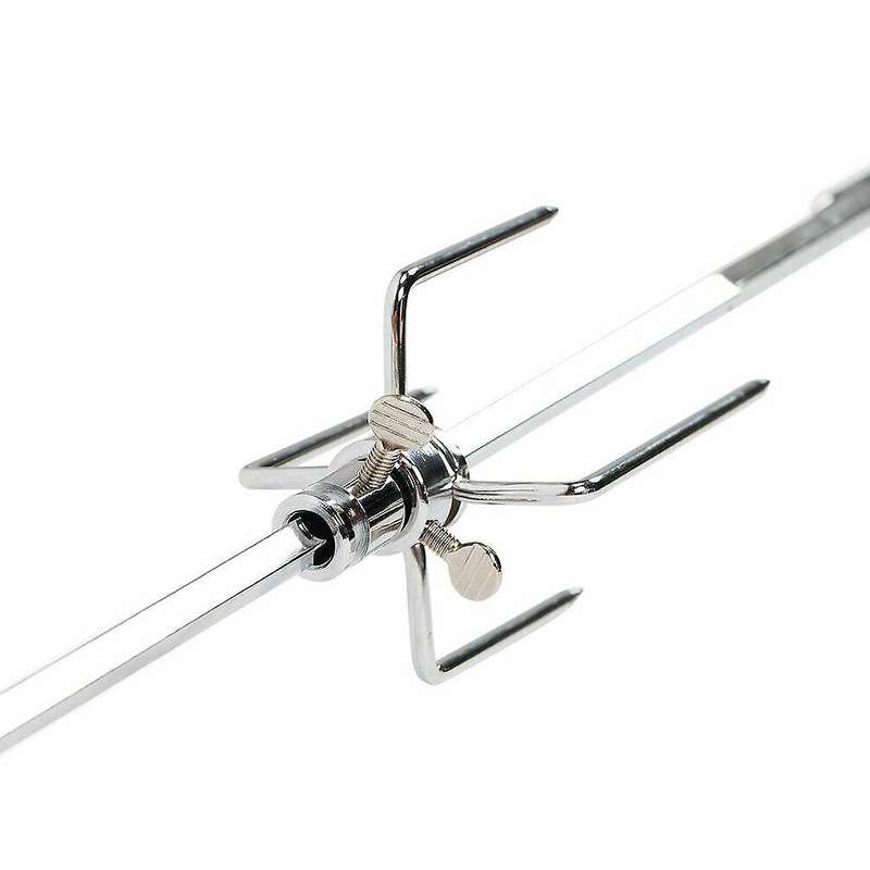 Bbq Barbecue Rotisserie Spit Universal Kit Bbq Motor for Electric Barbecue Uk Plug