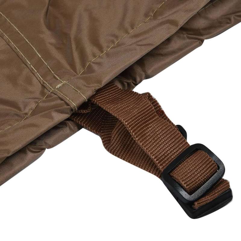 Bbq Cooker Heavy Duty Waterproof Outdoor Beige Garden Courtyard Gas Grill Cover 150X61X122Cm