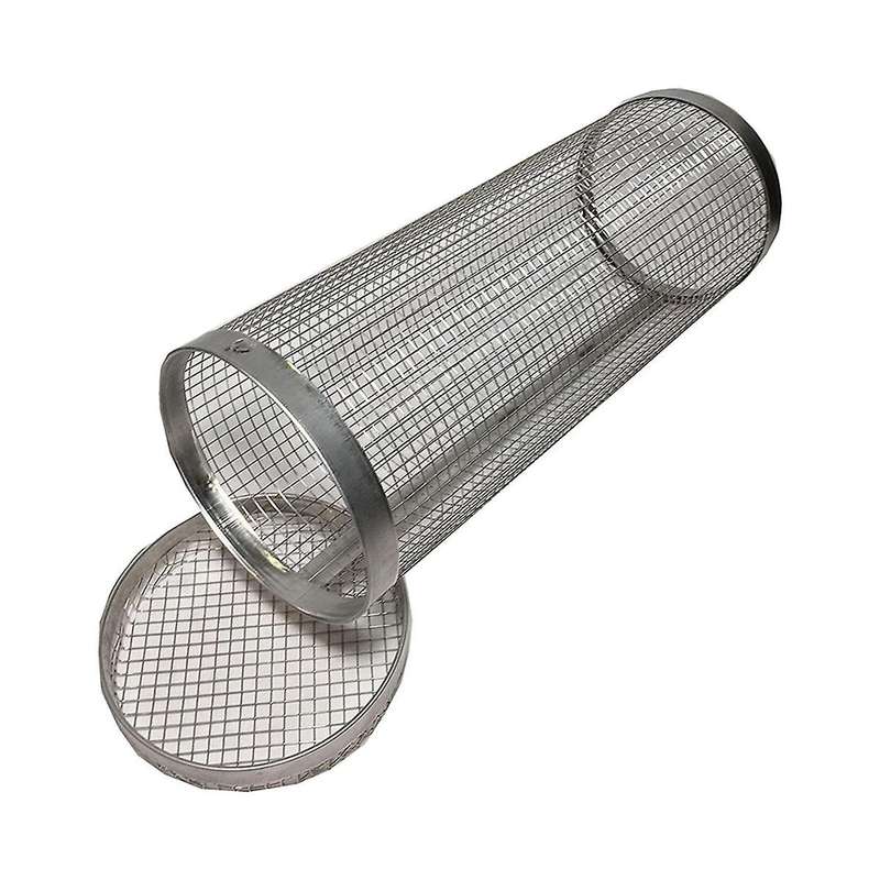 Bbq Smoked Net Barbecue Cylinder Stainless Steel Barbecue Grate Campfire Barbecue Bucket Camping Pi