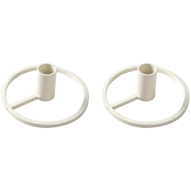 B-Candle Holders, Retro Candlesticks, Metal Geometric Vintage Candle Sticks Holder for Tables Centre