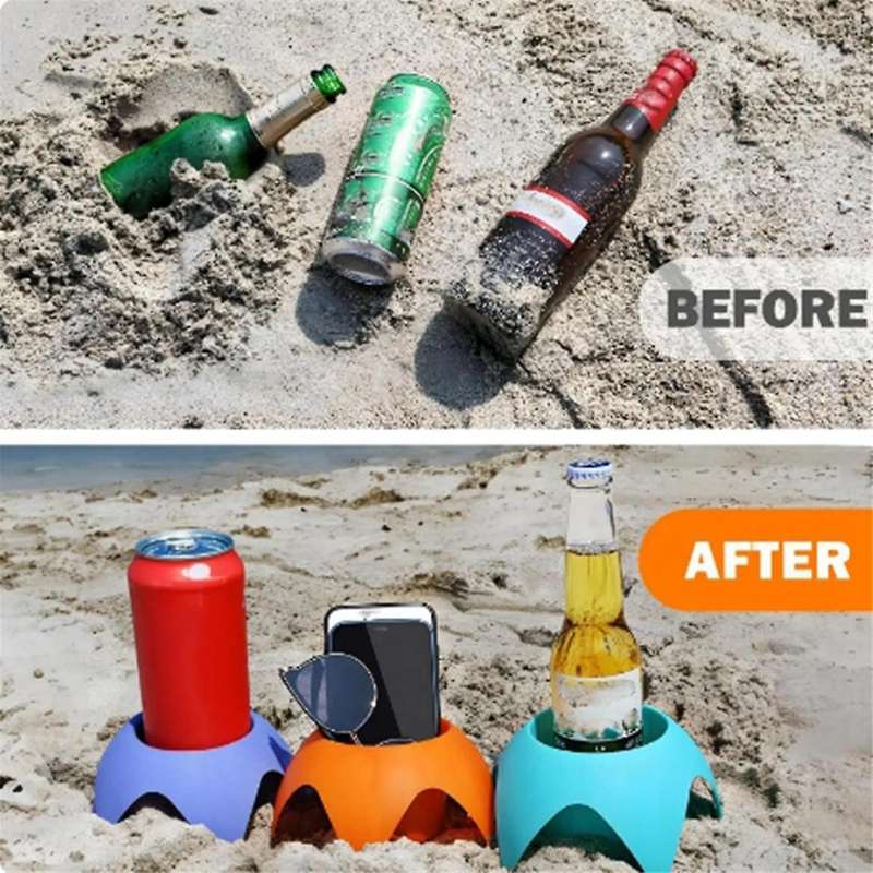 Beach Cup Holder Trip Must Haves Sand Cup Holders for Women Adults Family Friends Beach Vacation Sup