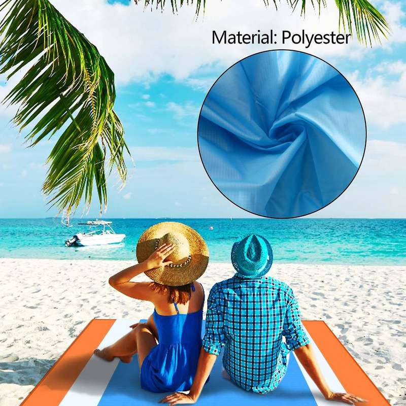 Beach Mat Picnic Blanket Extra Large 210x200cm Sandproof Waterproof Picnic Blanket for Outdoor Campi