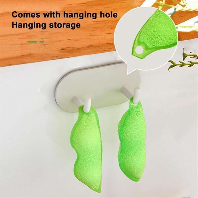 Beans Bottle Cleaner, Bottle Cleaning Sponge, Beans-Shaped Bottle Cleaning Sponge, Reusable Bottle C