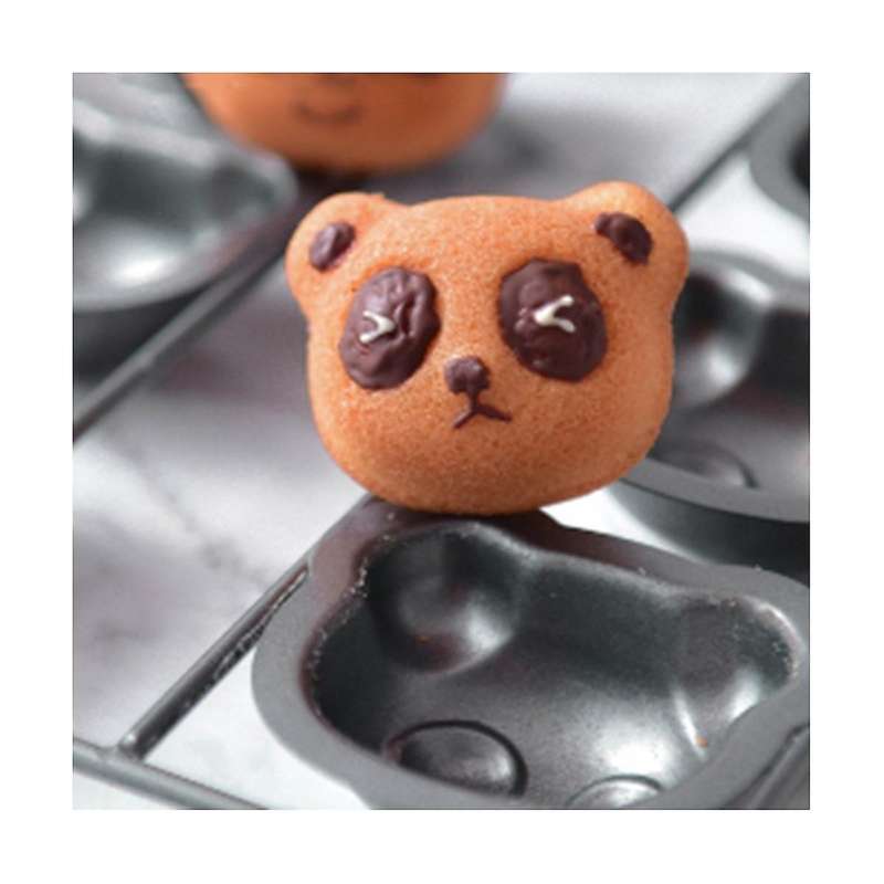 Bear Baking Mold Pan Non-stick Carbon Steel Diy Cute Candy Cake Mold Tools Decoration Biscuit Candy