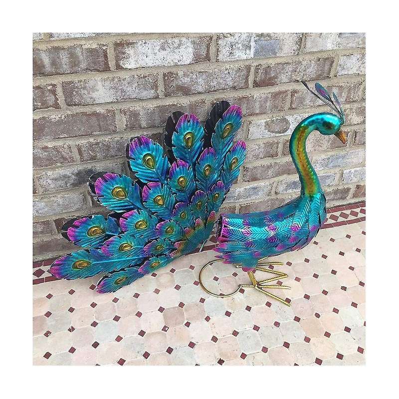 Beautiful Yard Art Garden Statue - Realistic Metal Lawn Decoration Outdoor Sculpture Easy Diy Assemb