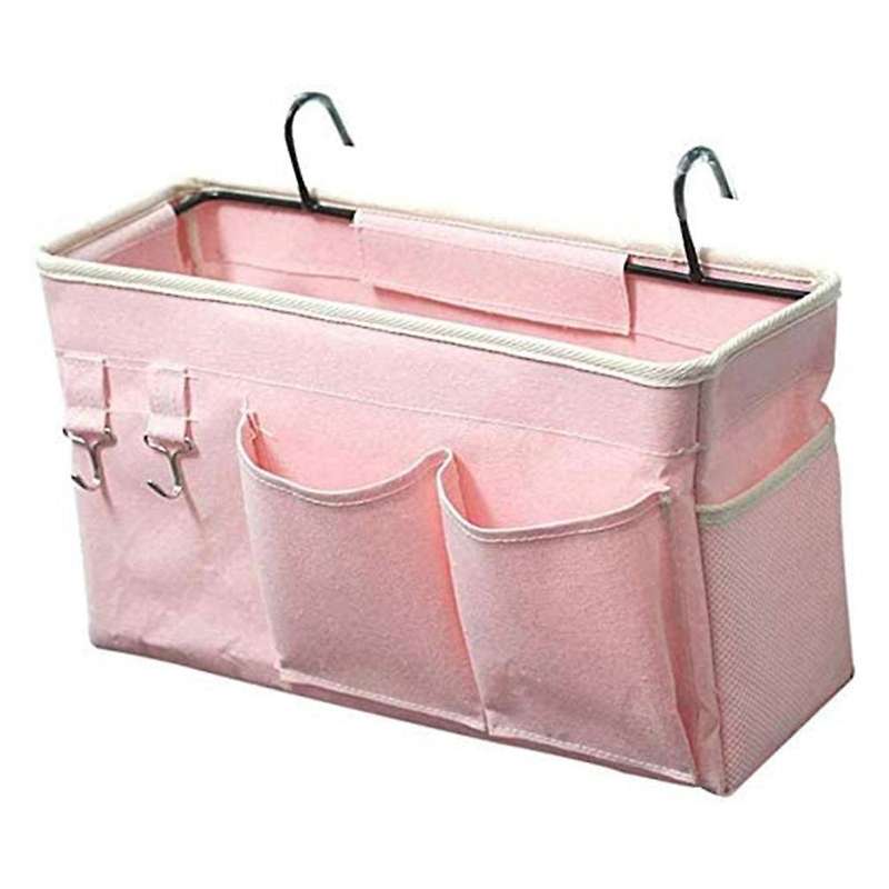 Bedside Storage Pocket,Bedside Hanging Storage Bag for Organizing Mobile Phone,Magazine,Glasses,Pin
