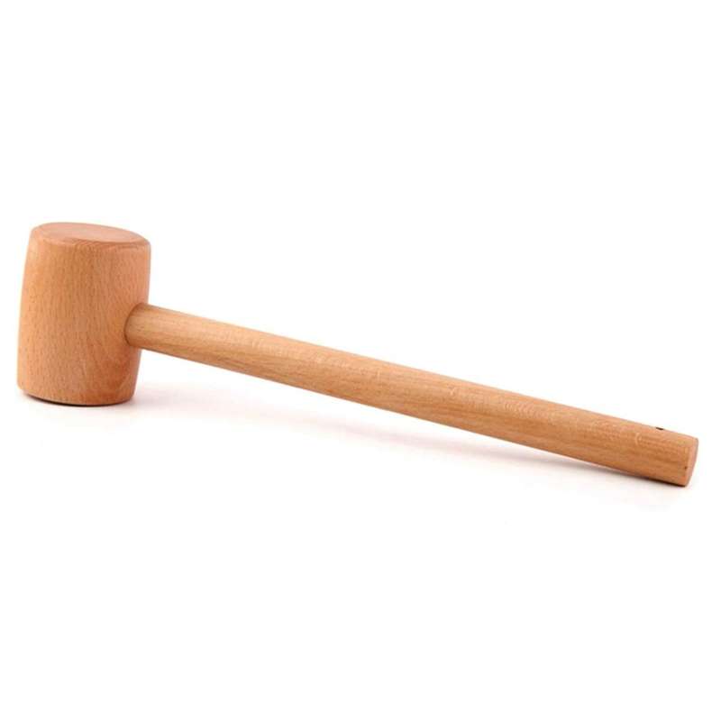 Beech Wood Leather Carving Hammer Mallet Hammer DIY Leather Tools Mallet Knocking Installation Hamme