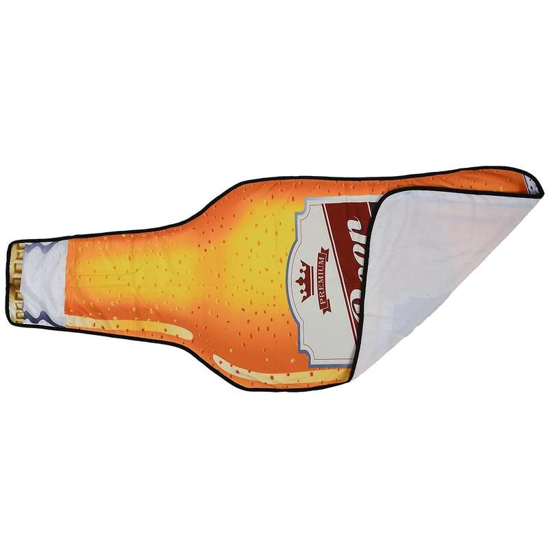 Beer Bottle Series Microfiber Beach Towel with Drawstring Backpack Bag Sport Yoga Blanket Swimming B