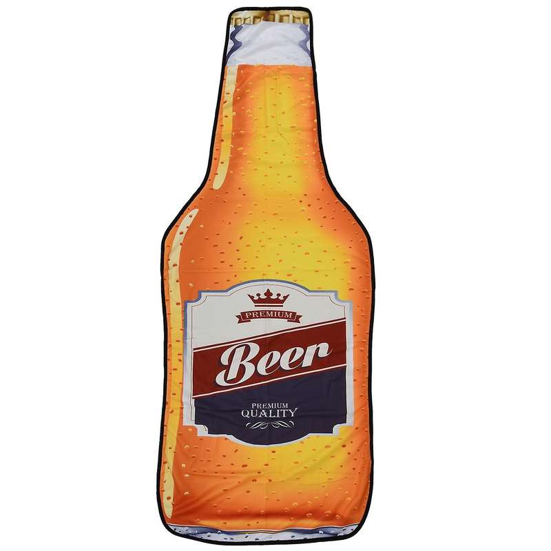 Beer Bottle Series Microfiber Beach Towel with Drawstring Backpack Bag Sport Yoga Blanket Swimming B