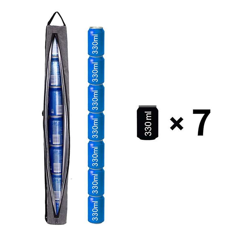Beer Sleeve,7-Can Insulated Cooler for Golf Bag,Keeps Canned Beverages Ice Cold While Playing Golf