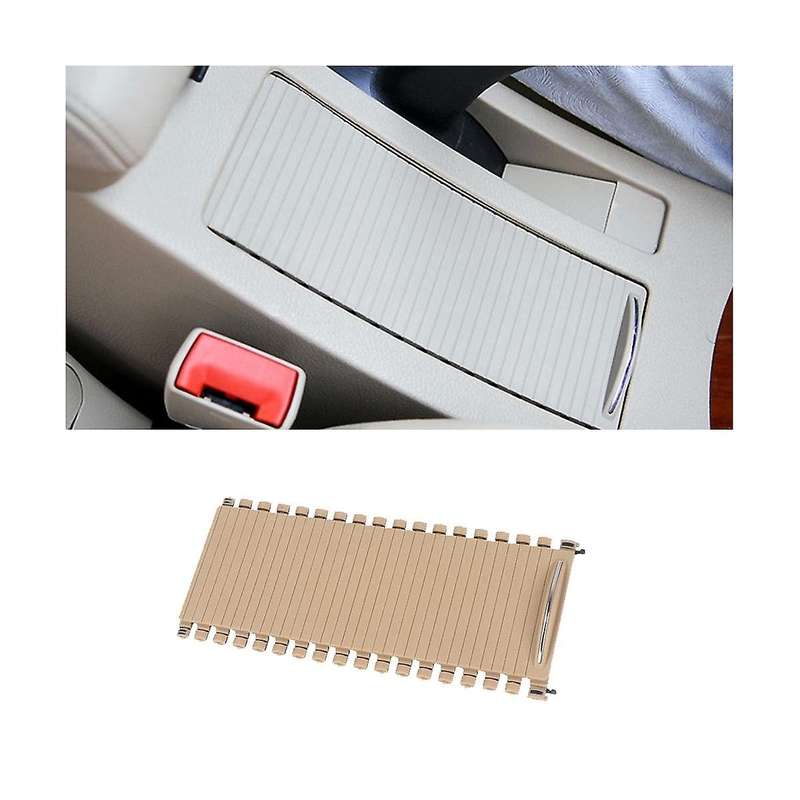 Beige BKKYLL-2 Car Center Console Water Cup Holder Curtain for Excelle 2004-2012 Drink Holder Slide