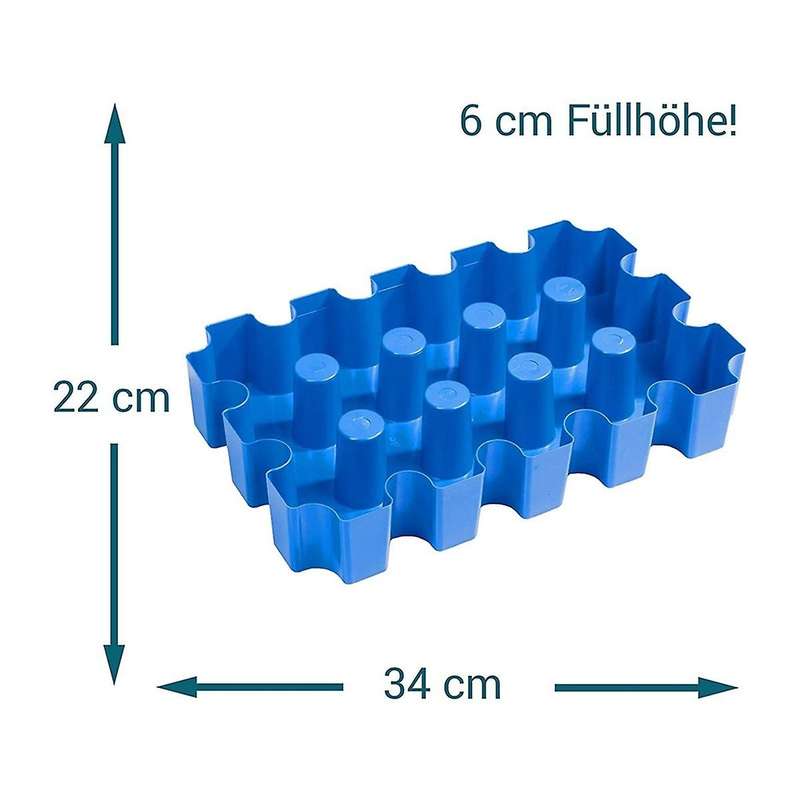 Beer Crate Ice Block, Beer Cooler Ice-Cube Tray for Beer Crates Gift Idea for Beer Drinkers