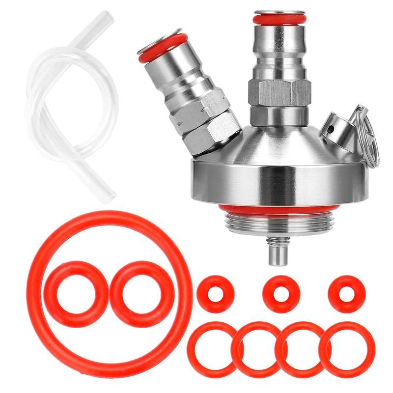 Beer Stainless Steel Ball Lock Wine Tap Dispenser for 3.6L/5L/10L Homebrew Beer Tool