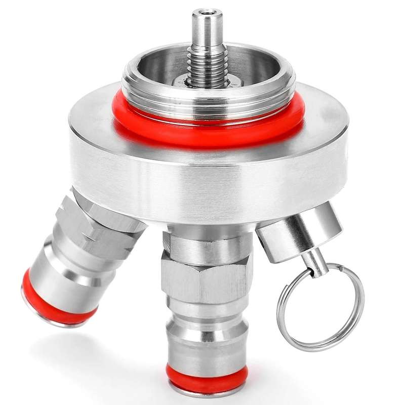 Beer Stainless Steel Ball Lock Wine Tap Dispenser for 3.6L/5L/10L Homebrew Beer Tool